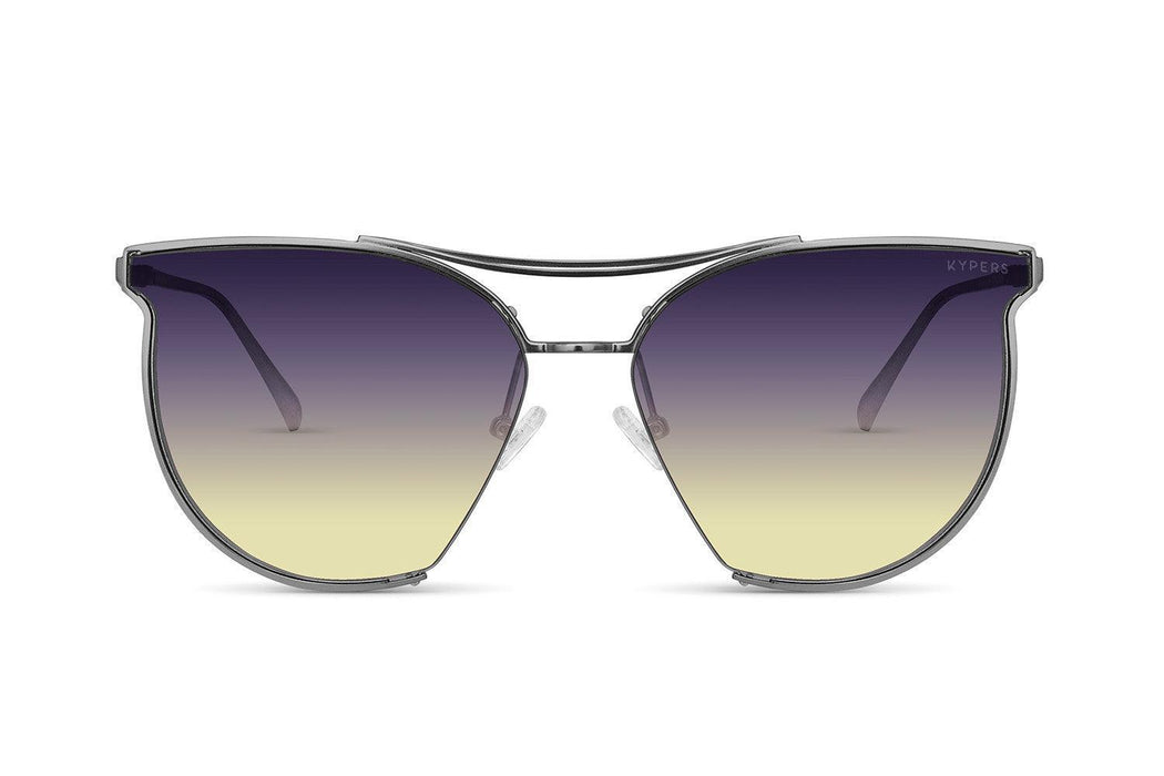 Sunglasses KYPERS SANTA Women Fashion Half Frame Cat Eye