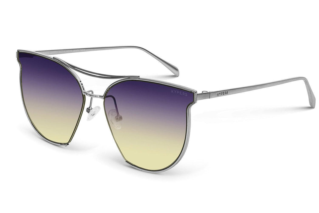 Sunglasses KYPERS SANTA Women Fashion Half Frame Cat Eye