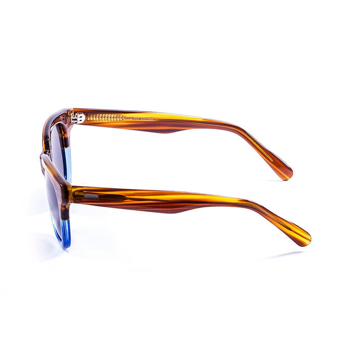 ocean sunglasses KRNglasses model SAN SKU 61000.95 with dark brown transparent frame and brown lens
