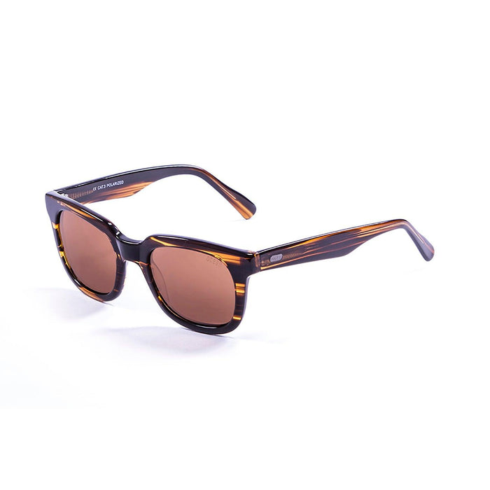 ocean sunglasses KRNglasses model SAN SKU 61000.93 with demy black & white frame and smoke lens