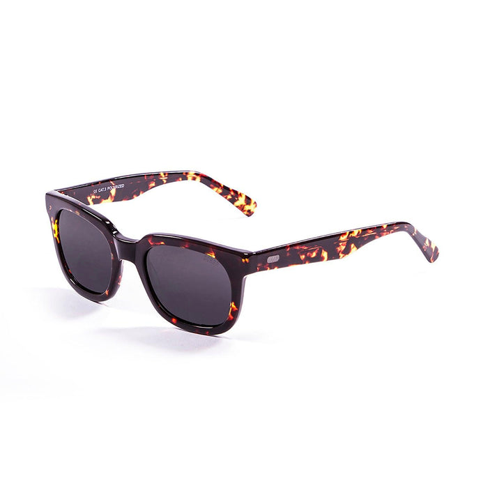 ocean sunglasses KRNglasses model SAN SKU 61000.5 with demy brown frame and smoke lens