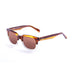 ocean sunglasses KRNglasses model SAN SKU 61000.1 with brown & white frame and revo blue lens