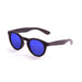 ocean sunglasses KRNglasses model SAN SKU 20001.0 with matte black frame and revo blue lens