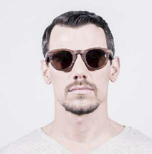 SAN FRANCISCO WOOD Round / Keyhole Bridge - KRNglasses.com