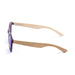 ocean sunglasses KRNglasses model SAN SKU 20012.7 with demy brown dark frame and revo blue lens