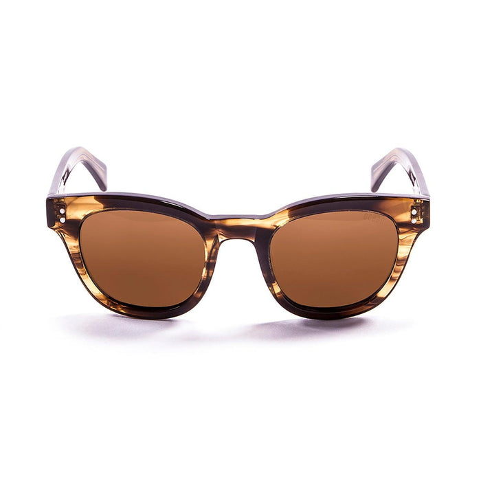 ocean sunglasses KRNglasses model SANTA SKU 62000.32 with brown red frame and brown lens