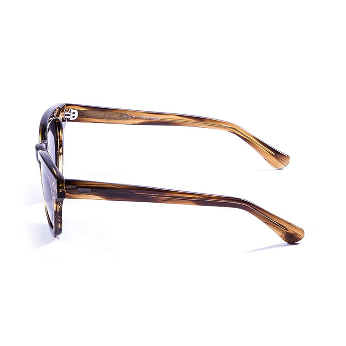 ocean sunglasses KRNglasses model SANTA SKU 62000.8 with matte black frame and smoke lens