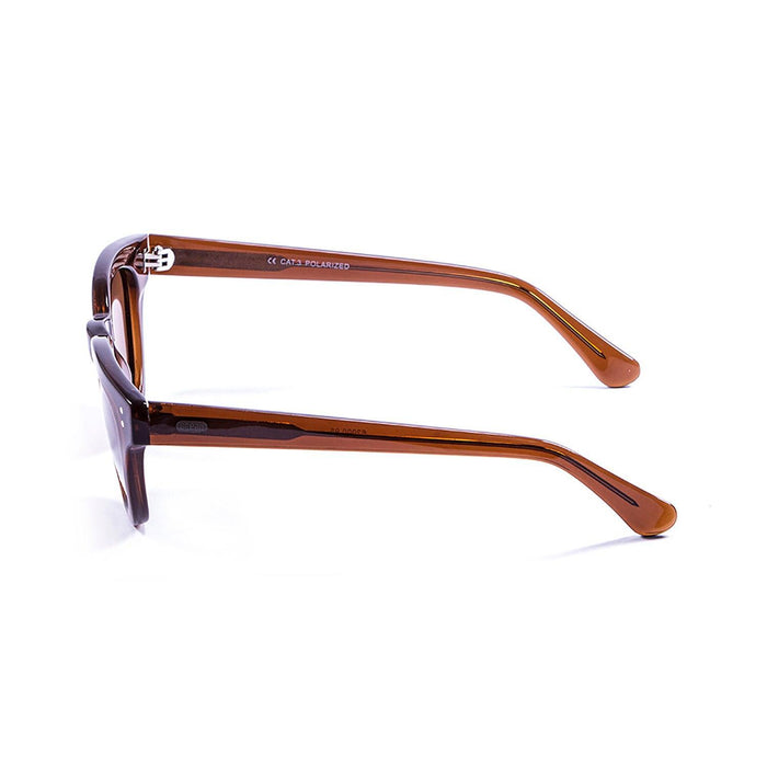 ocean sunglasses KRNglasses model SANTA SKU 62000.5 with demy brown frame and smoke lens