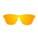 ocean sunglasses KRNglasses model SOCOA SKU 40003.10 with matte demy brown frame and brown gradiant flat lens