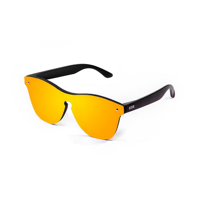 ocean sunglasses KRNglasses model SOCOA SKU 40003.9 with matte demy brown frame and brown flat lens