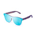 ocean sunglasses KRNglasses model SOCOA SKU 40003.1 with matte black frame and silver mirror flat lens