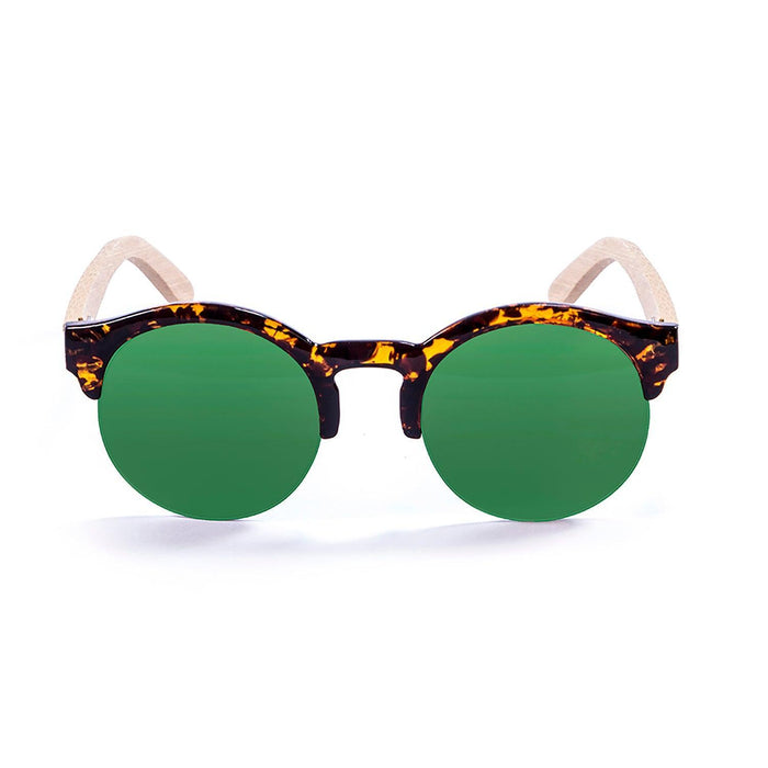 ocean sunglasses KRNglasses model SOTAVENTO SKU 65000.3 with bamboo brown frame and brown lens