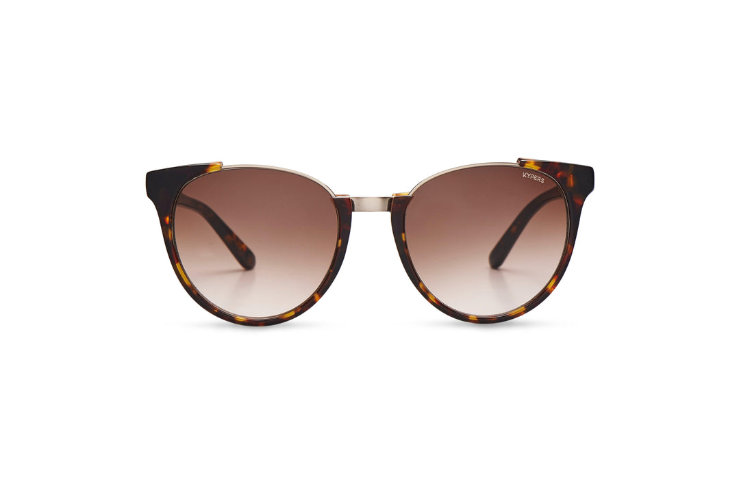 KYPERS sunglasses model SCARLETT ST001 with havana frame and grey degrade lens