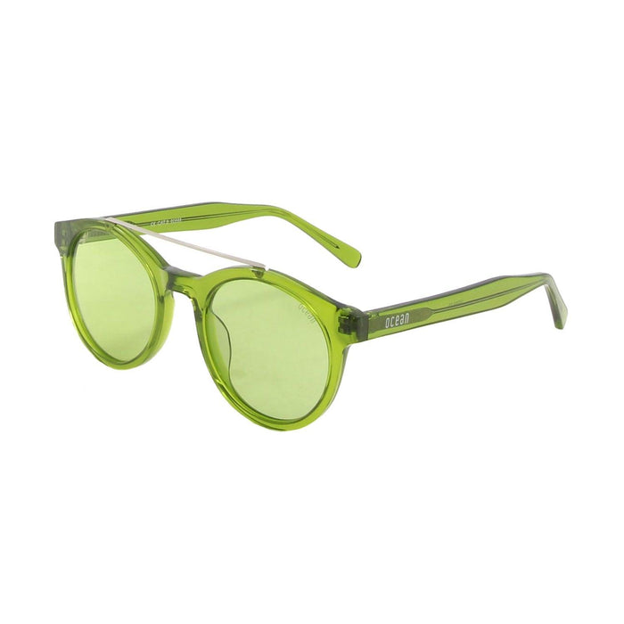 ocean sunglasses KRNglasses model TIBURON SKU 10200.8 with demy brown / white ring frame and smoke lens