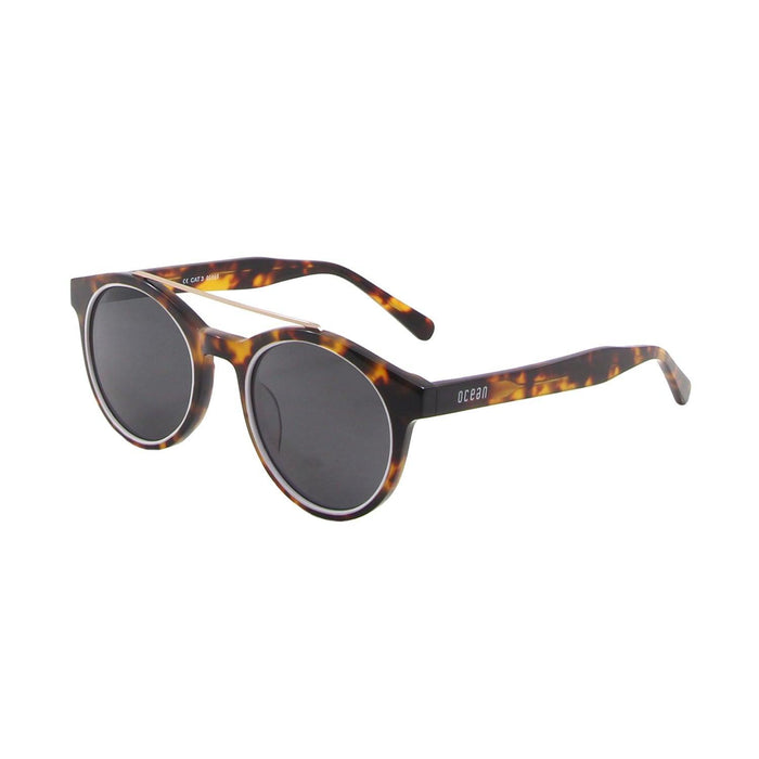 ocean sunglasses KRNglasses model TIBURON SKU 10200.5 with brown strip frame and brown lens