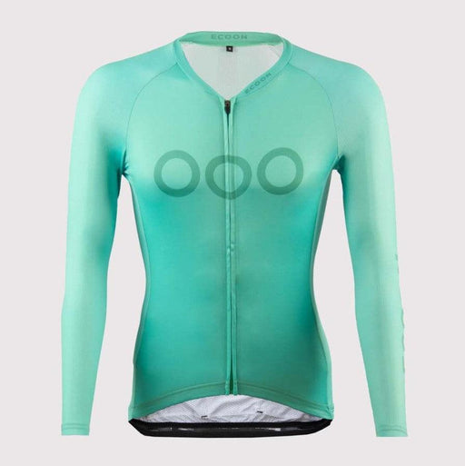 ecoon apparel cycling jersey tourmalet women sustainable clothing recyclable premium turquoise KRNglasses ECO210216TS