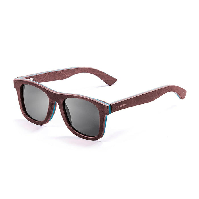 ocean sunglasses KRNglasses model VENICE SKU 54001.2 with skate green frame and revo green lens