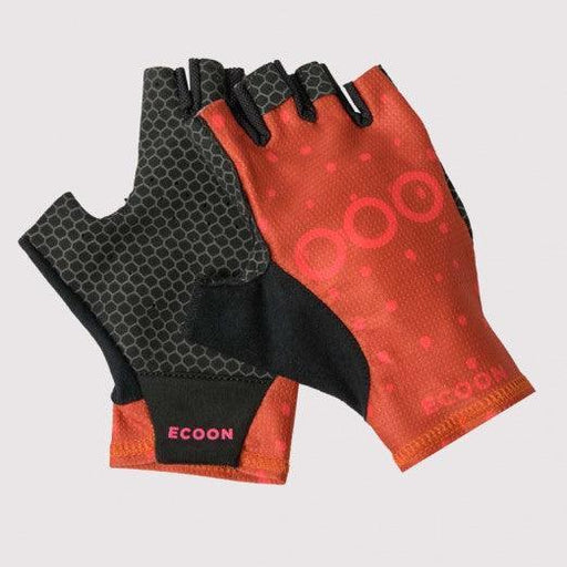 ecoon apparel cycling gloves ventoux unisex sustainable clothing recyclable premium red KRNglasses ECO170105TM