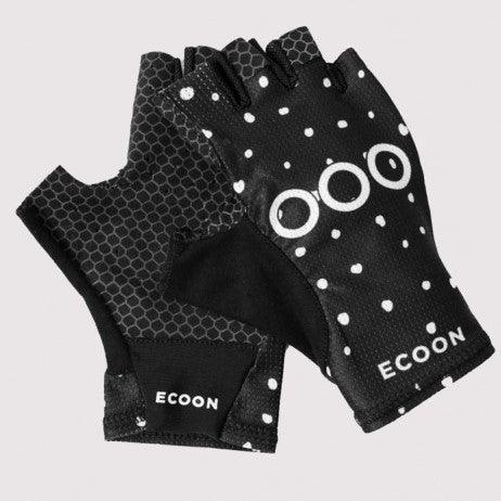 ecoon apparel cycling gloves ventoux unisex sustainable clothing recyclable premium black KRNglasses ECO170107TM