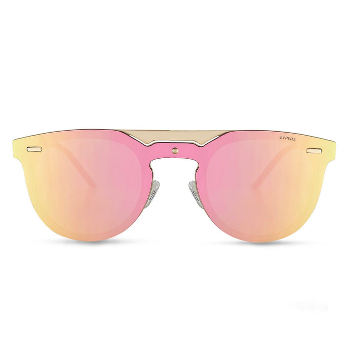 KYPERS sunglasses model VIAN VN002 with gold frame and pink lens