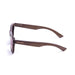 ocean sunglasses KRNglasses model VICTORIA SKU 53003.01 with bamboo brown frame and smoke lens