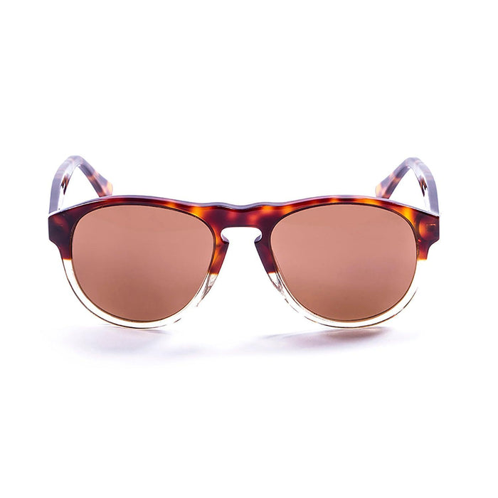 ocean sunglasses KRNglasses model WASHINGTON SKU 5000.99 with demy brown & champagne frame and brown lens