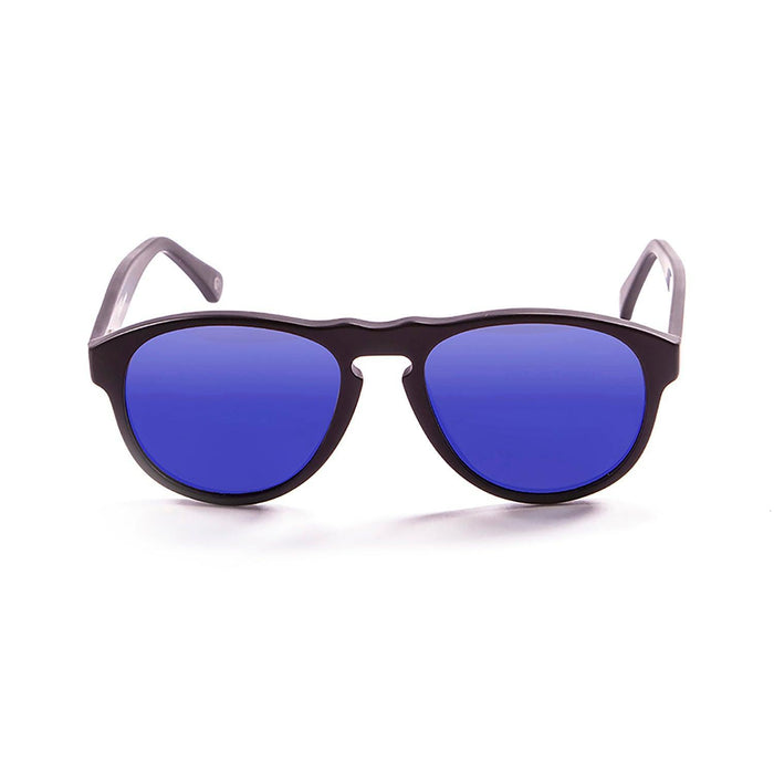 ocean sunglasses KRNglasses model WASHINGTON SKU 5000.96 with ginger transparent frame and smoke lens