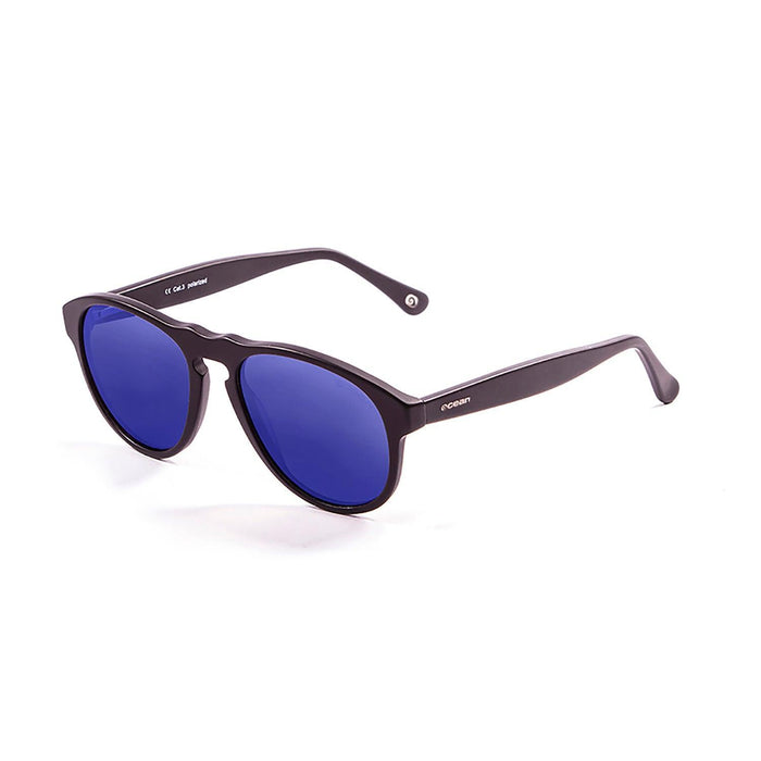 ocean sunglasses KRNglasses model WASHINGTON SKU 5000.95 with dark brown transparent frame and brown lens