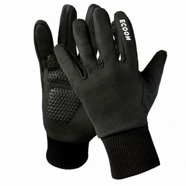 ecoon apparel cycling gloves winter pro unisex sustainable clothing recyclable premium black KRNglasses ECO170201TM