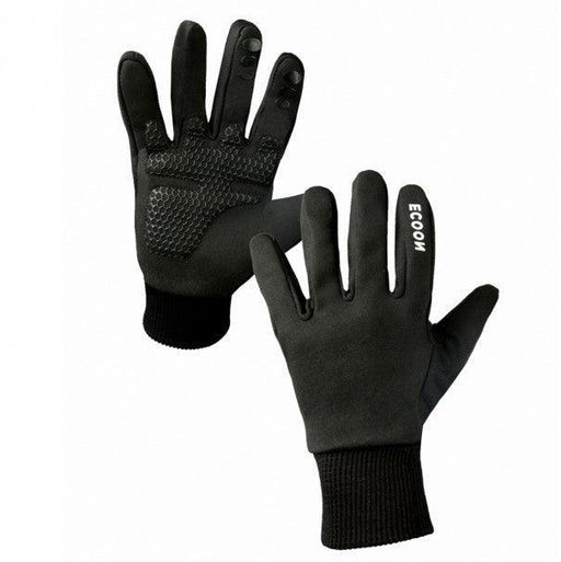 ecoon apparel cycling gloves winter pro unisex sustainable clothing recyclable premium black KRNglasses ECO170201TL