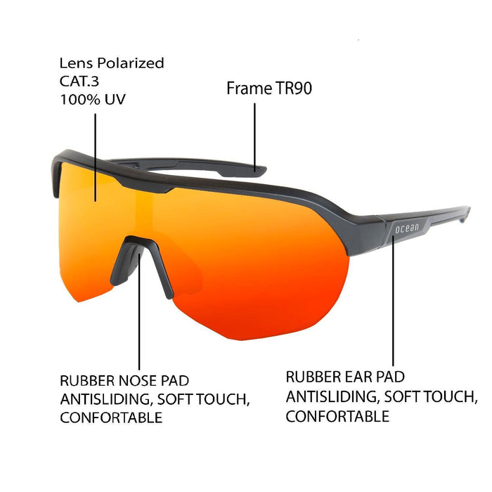 OCEAN WULING Polarized Sport Performance Sunglasses  KRNglasses.com