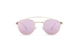 KYPERS sunglasses model ZOE ZO005 with silver frame and silver mirror lens