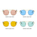 Sunglasses CRAMILO CHOCTAW | S2035 Women Round Tinted Flat Lens Spectacles Opticals Circle