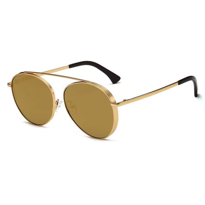 Sunglasses CRAMILO BETHEL | CA08 Retro Mirrored Lens Teardrop Aviator