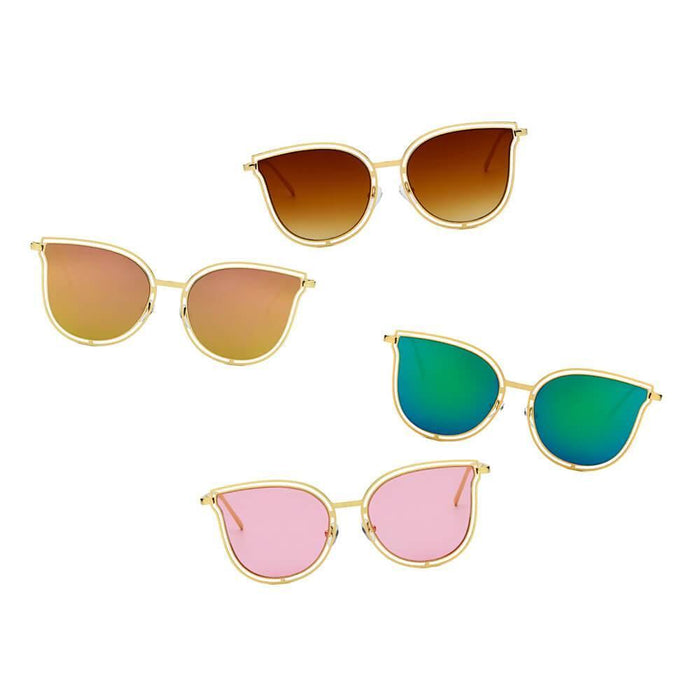 Sunglasses CRAMILO DUNDEE | S2048 Women Round Cat Eye Fashion