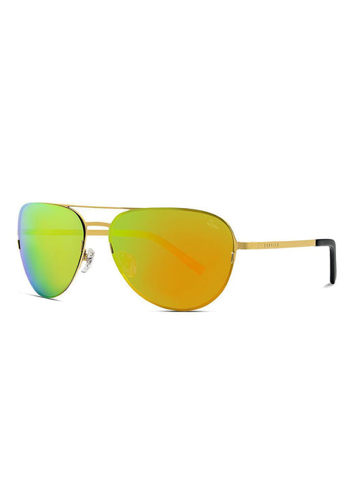 Sunglasses ZERPICO TITAN V2 Aviator Fashion Men Polarized Titanium & Gold Plated 24K