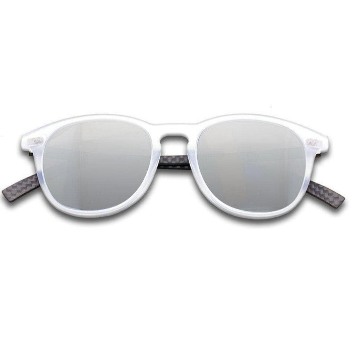 Sunglasses ZERPICO HYBRID HALO Round Fashion Unisex Polarized Acetate & Carbon Fiber
