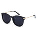 Sunglasses CRAMILO BRUSSELS | 289 Round P3 Horn Rimmed With Embossed Hinges