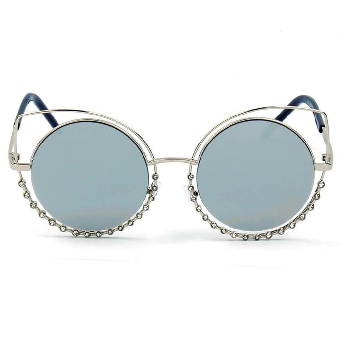 Sunglasses CRAMILO HOLLAND | A21 Designer PearlStudded CutOut Cat Eye Princess