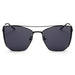 Sunglasses CRAMILO DORSET | CA06 Oversize Polygon Mirrored Lens Cat Eye