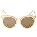 Sunglasses CRAMILO ELWOOD | CD04 Vintage Oversized Round Mirrored Lens Horned Rim
