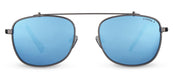 KYPERS sunglasses model ROB RB004 with silver frame and blue revo lens