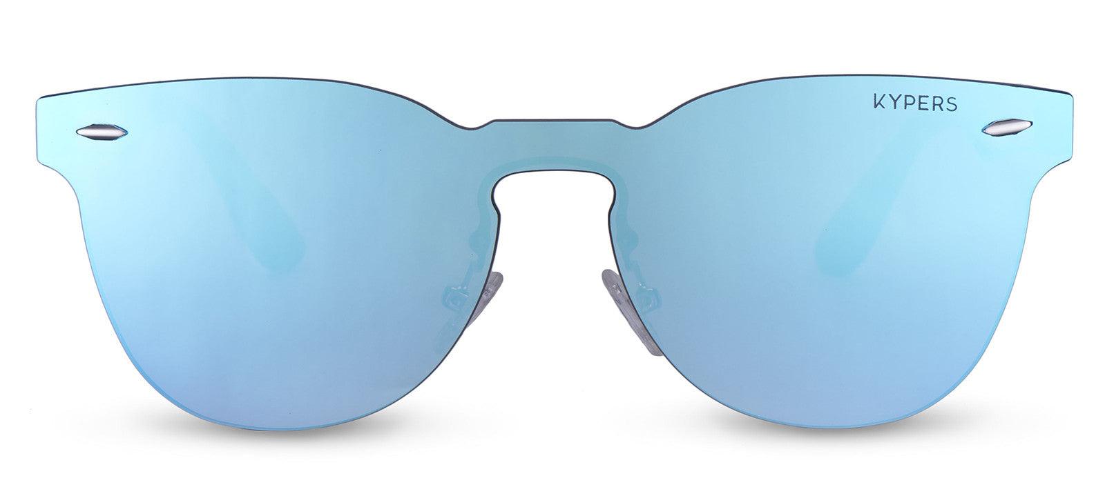 KYPERS sunglasses model ROSE RS004 with black frame and grey & dark gold mirror lens